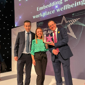 2022 Embedding a culture of workplace wellbeing (large) winner