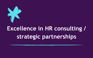 Excellence in HR consulting / strategic partnerships 