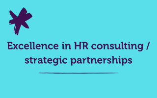 Excellence in HR consulting / strategic partnerships 